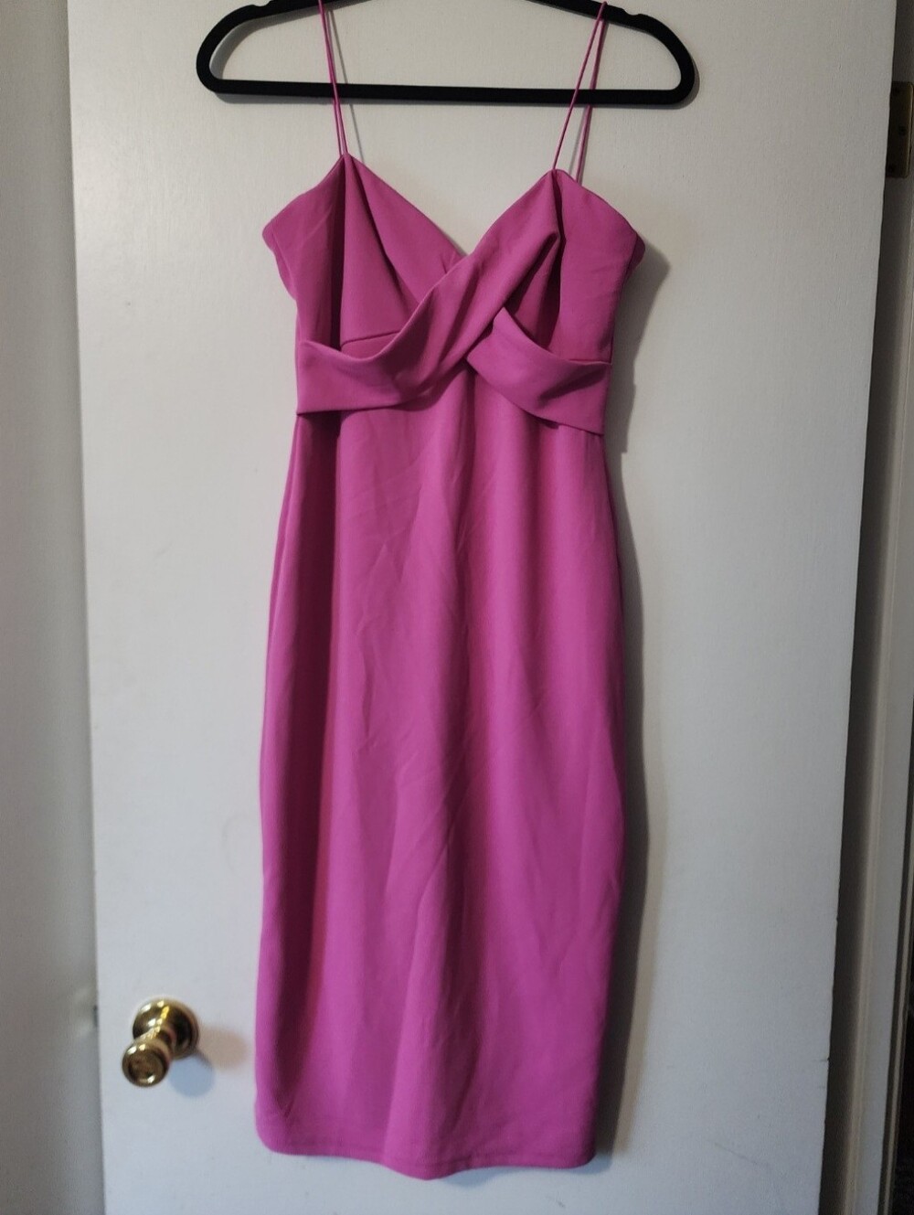 Nordstrom Love X Design Pink Spaghetti Strap Midi Dress Size Large